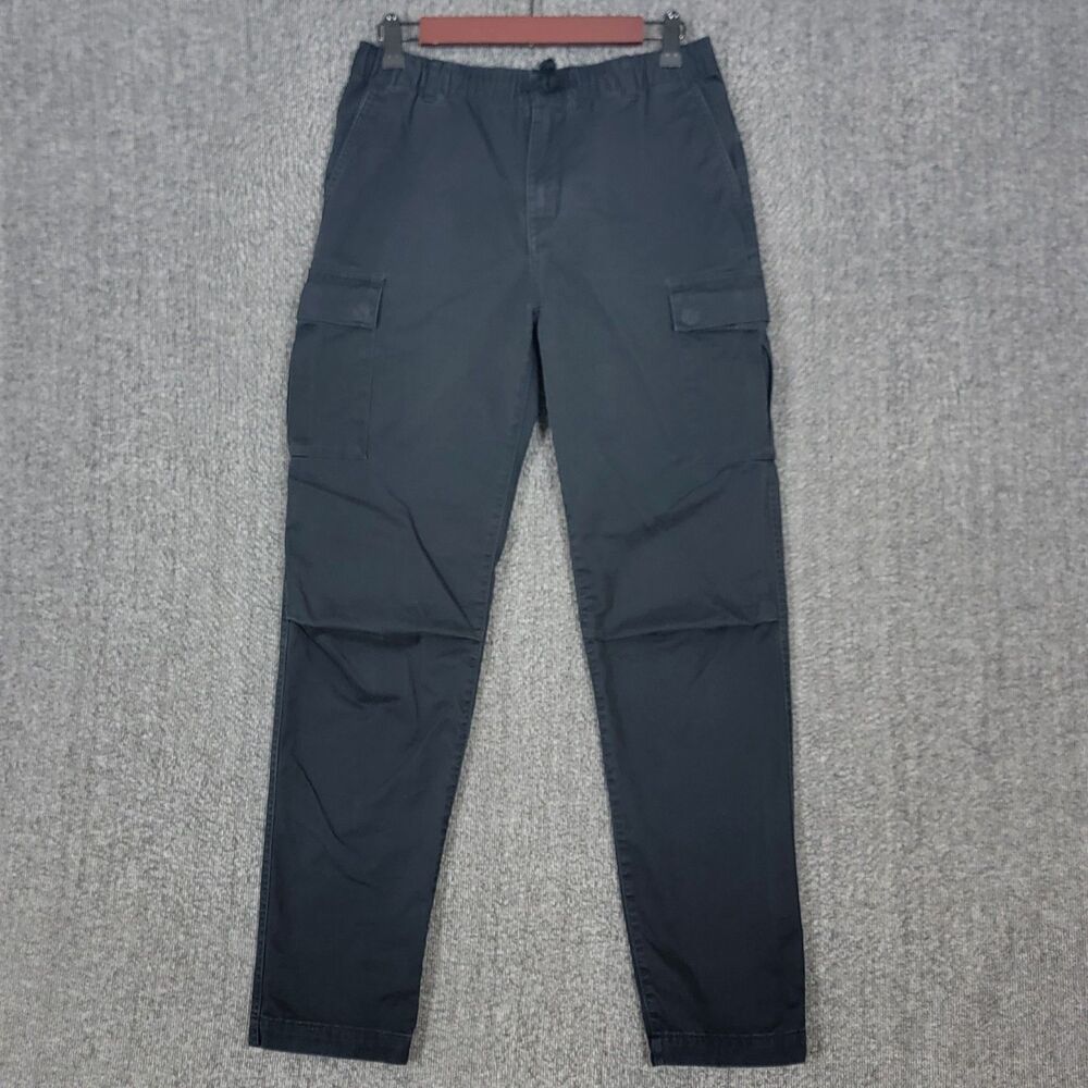 Polo Ralph Lauren Cargo Pants Boys 18 Black Elastic Waist Classic Preppy Chino